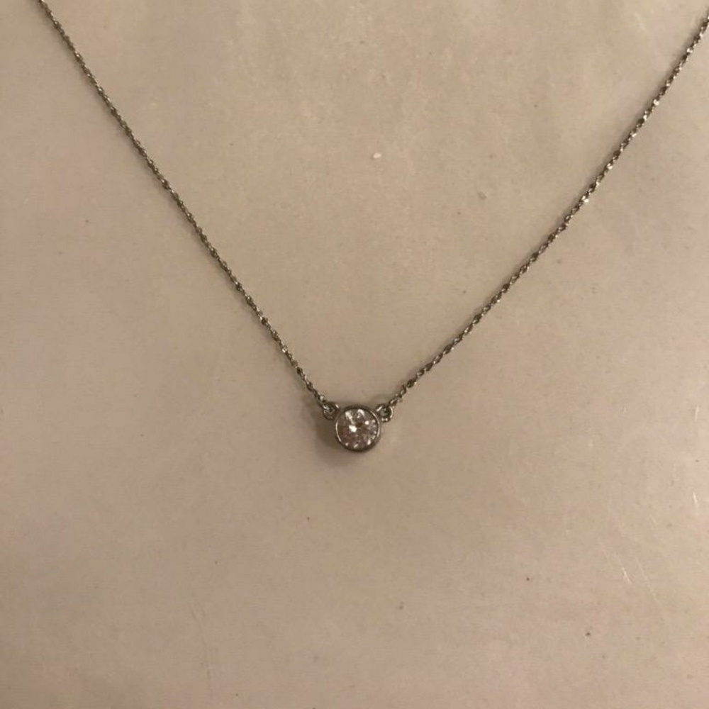 Small Faux Diamond Necklace